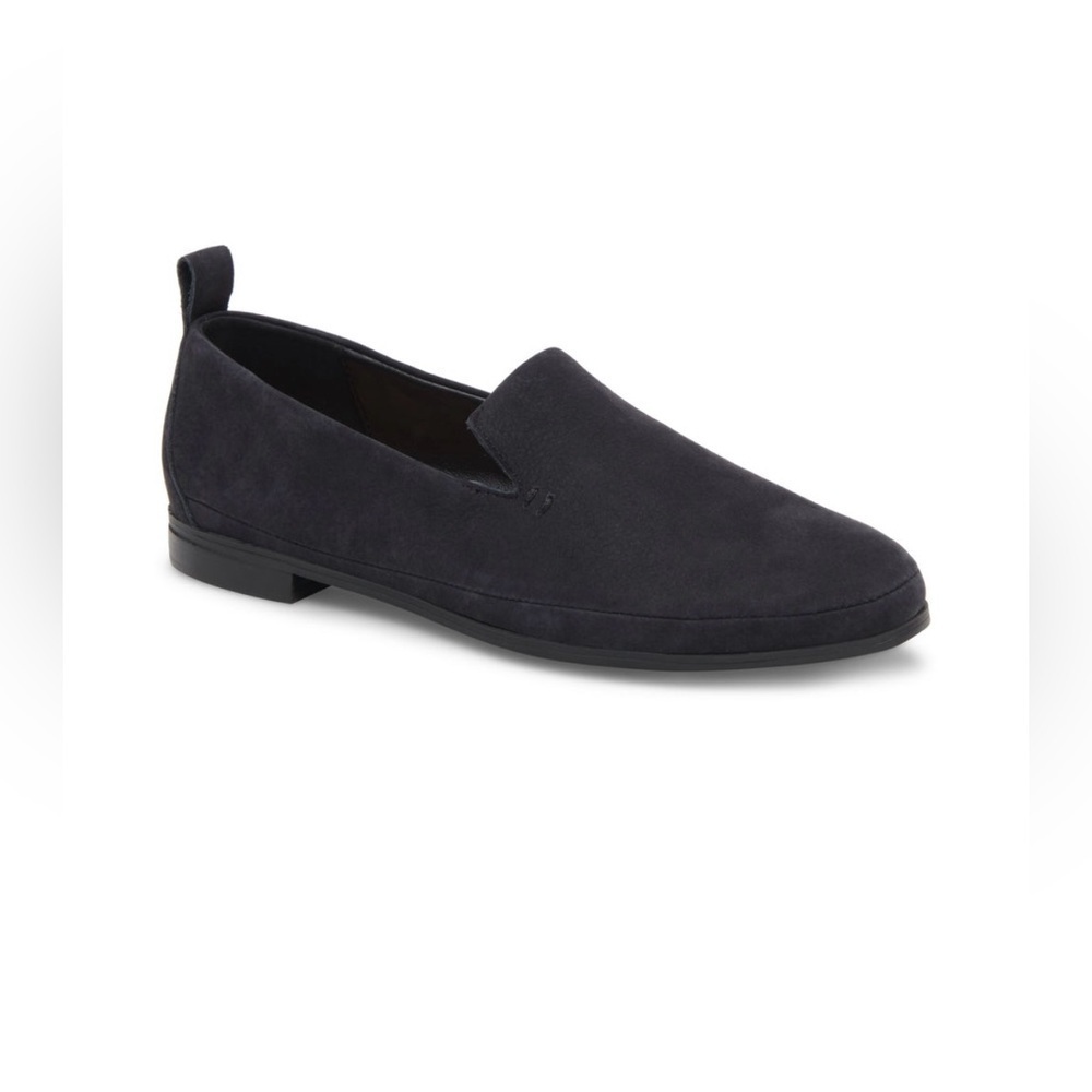 Blondo Bridget Waterproof Loafers 8.5 Black Nubuck Leather Comfort Flats
